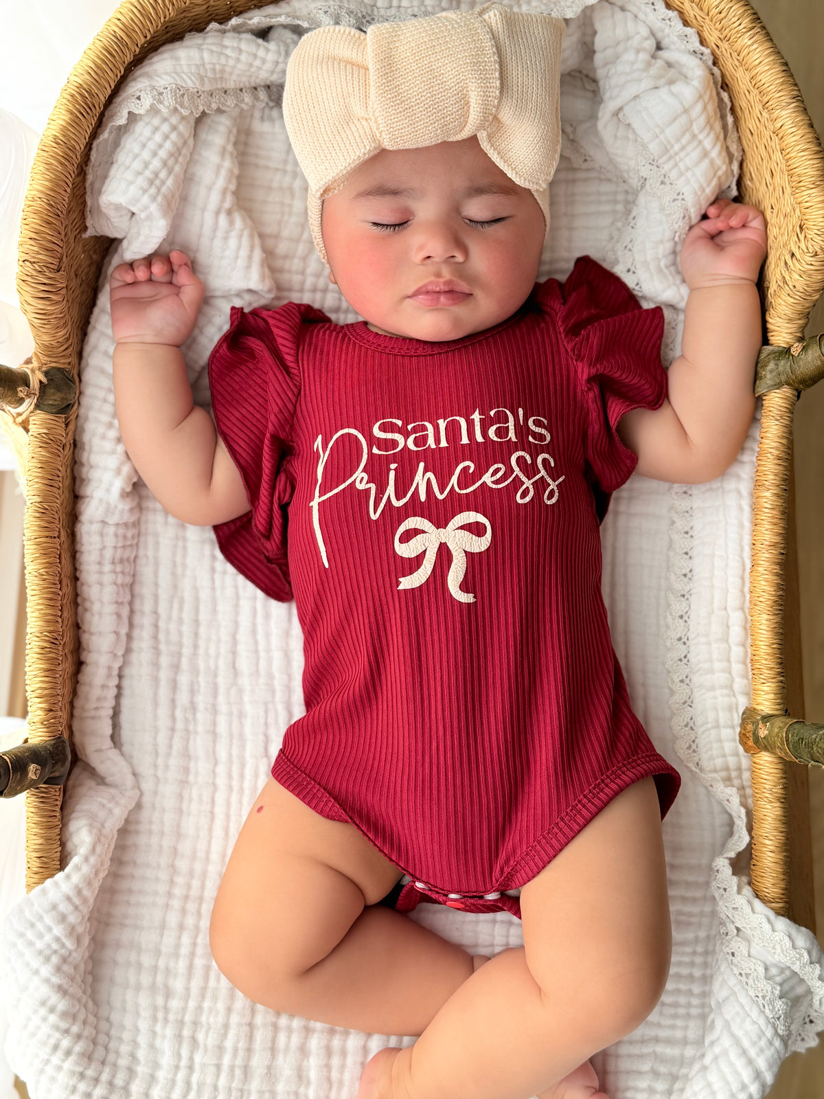 Santa's Princess Frill Romper