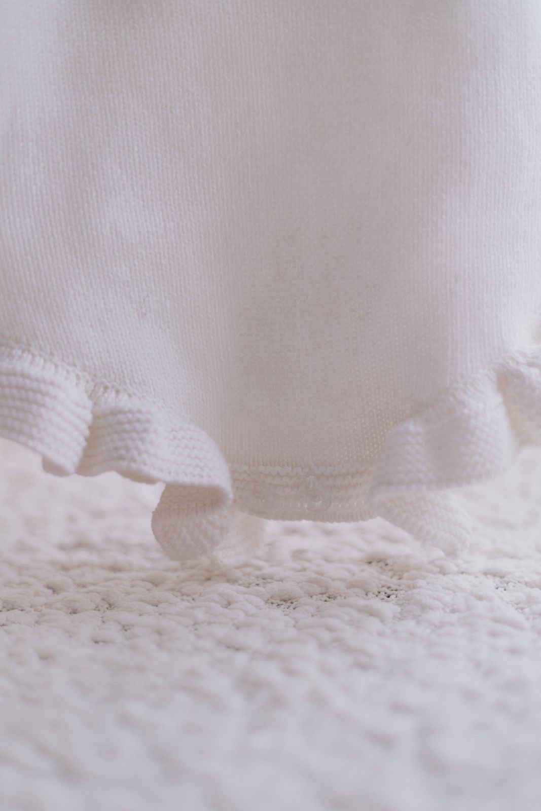 Ruffle Knitted Romper