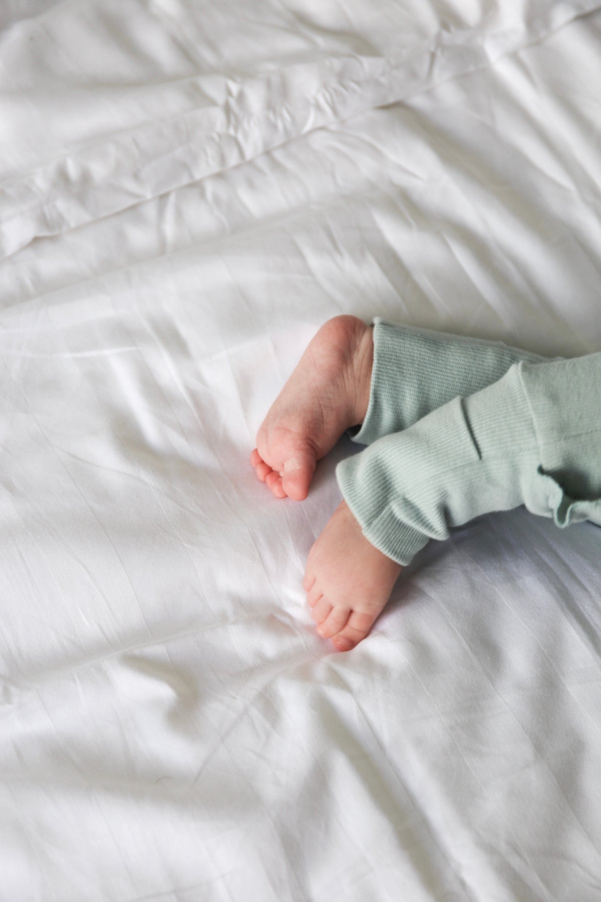 Mint Frill Zip Romper – Ultra Soft  with Convertible Feet &amp; Hands