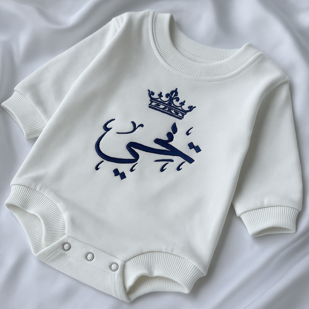 Arabic Calligraphy Romper