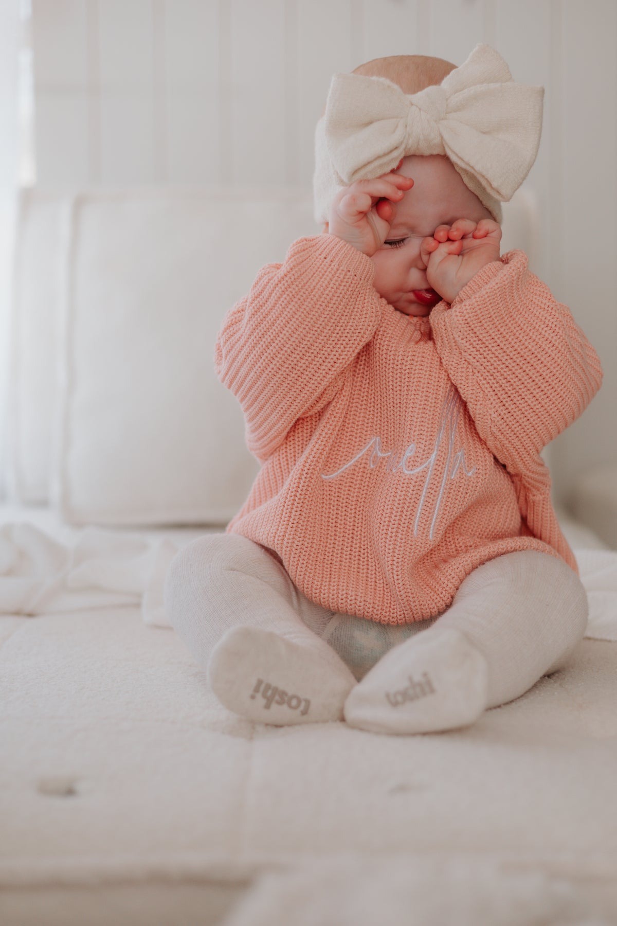 Oversized Pink Knitted Sweater