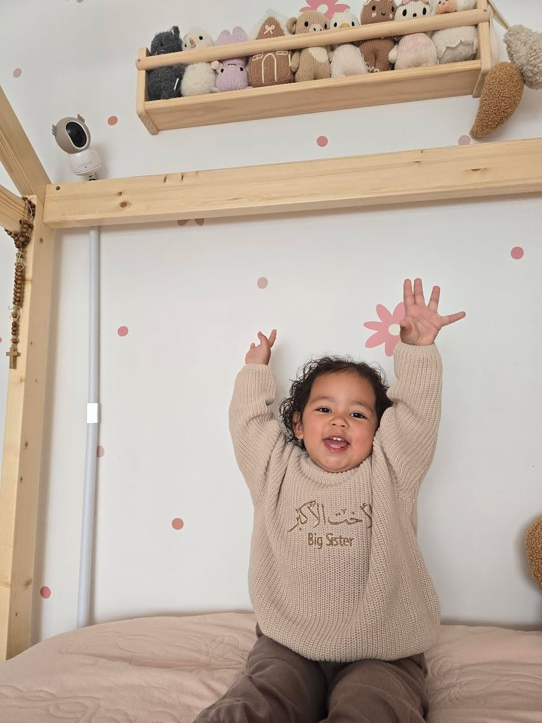 Dual Sibling Announcement Sweater